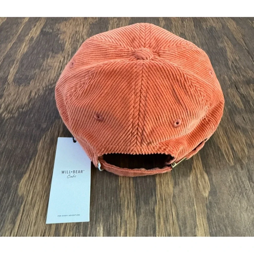 WILL+BEAR Cubs Little Riley Bronze Corduroy Baseball Cap Kids NWT One Size